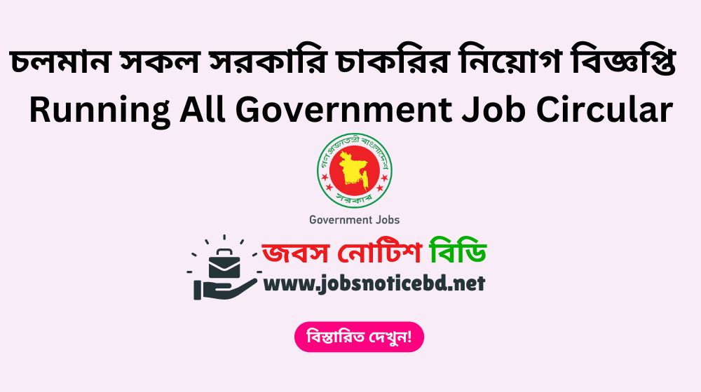 Running All Government Job Circular